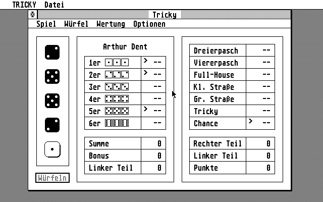 Tricky atari screenshot